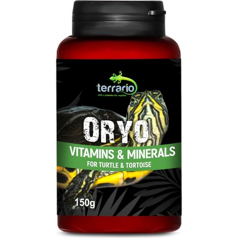 Terrario oryo para tortugas terrestres y acuáticas 150 g - vitaminas para tortugas (1/5)