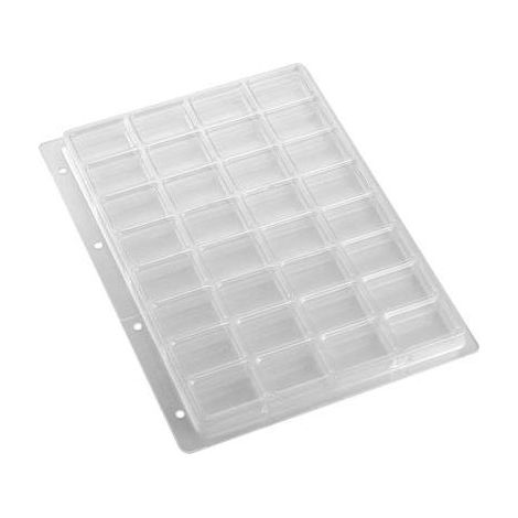 Weltron 902110 separador de almacenamiento transparente PET