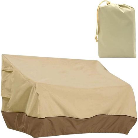 Housse Exterieur Impermeable, Housse de Canapé Extérieure, Oxford 210D imperméable pour meubles de jardin ou terrasse, Couverture de Banc de Patio Housse de Protection pour Jardin (193x83x84CM) (1/5)