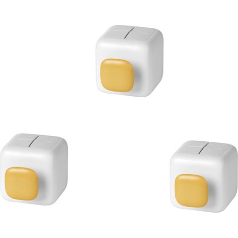 Juego de 3 soportes de pared para maquinillas de afeitar, organizador autoadhesivo, no requiere taladrar, gancho para maquinilla de afeitar para baño (blanco) (1/5)