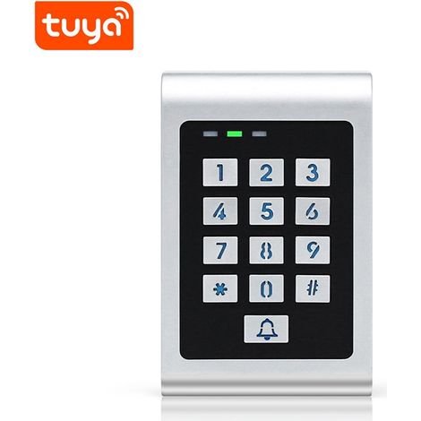 Tuya Tastiera Esterna Smart WiFi per Controllo Accessi IP66 con Lettore Carte  Compact