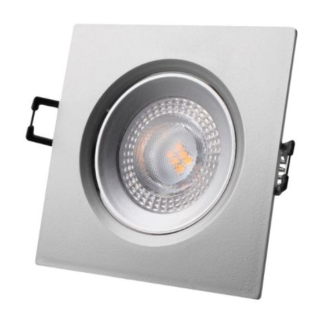 LED-Einbaustrahler EDM - 5W - 380lm - 3200K - Rahmen verchromt - 31658 (1/2)
