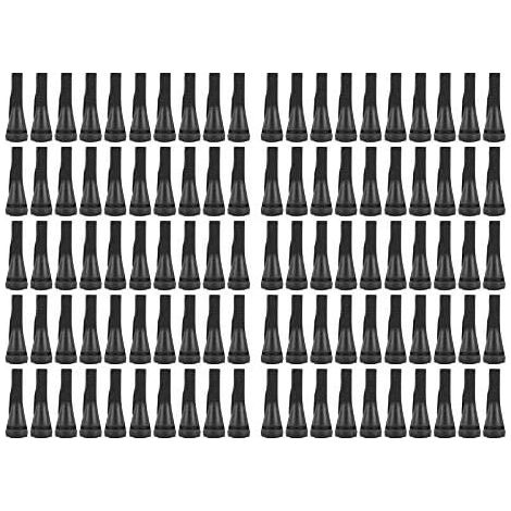 Lot de 100 doigts de plumeuse en caoutchouc pour machine d'épilation volaille – Épilation rapide poulet, canard, oie – Couleur noire (1/5)
