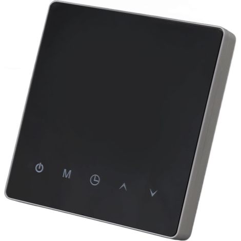 Termostato intelligente, installazione a scomparsa, programmabile 7 giorni su 7, termostato touchscreen con controllo tramite app, ignifugo per impianti idraulici domestici. (1/5)