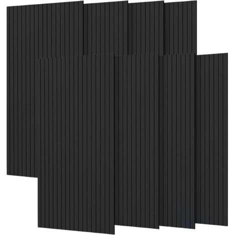 Lot de 8 Panneaux Acoustiques Muraux Bois 240x60x2,2cm - Couleur (1/5)