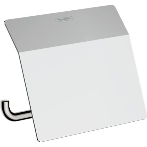 Hansgrohe AddStoris Porta carta igienica con coperchio, Cromo (41753000)