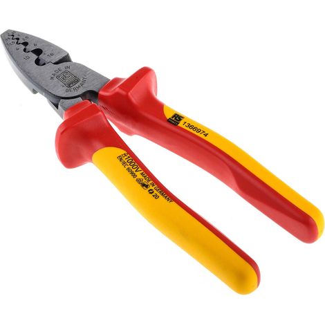 Pince à sertir RS PRO pour Embout ( Prix pour Boîte de 1 ) (1/4)