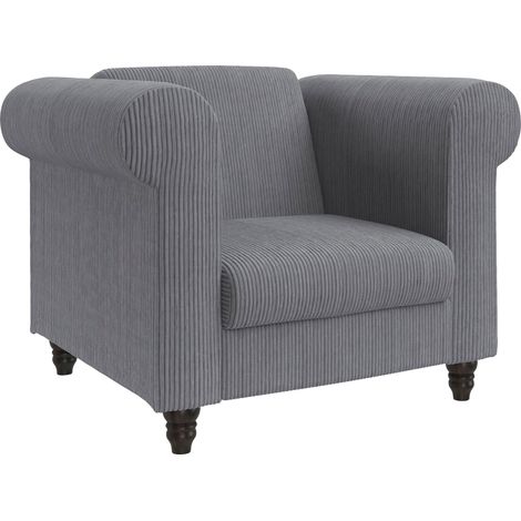 Felix II Fauteuil relax en tissu gris (1/5)