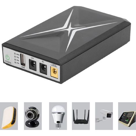 Hochleistungsfähige unterbrechungsfreie Stromversorgung mit 8800 mAh für Kameras, optische Modems, Überwachungssysteme und WLAN. (1/5)