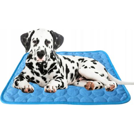 Tapis rafraîchissant pour chien, 178 x 140 cm, tapis rafraîchissant d'été en soie glacée et tapis absorbant lavable pour l'intérieur ou l'extérieur (L) (1/5)