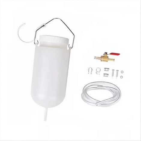 Kit de réservoir auxiliaire 1 L avec tuyau et outil de réparation de réservoir d'essence avec balance pour moto et voiture. (1/5)