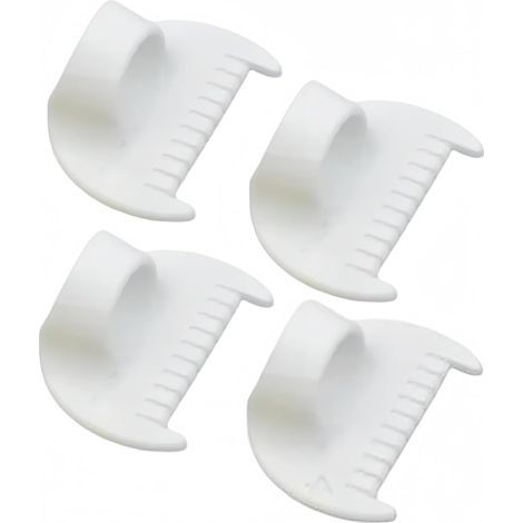4 Pièces Guide de Couture pour Machine à Coudre,Mini Règle à Doigt en Plastique avec Échelle Gabarit de Couture à Main pour Couture Régulière Jauge de Couture pour Patchwork, Quilting Accessoires 4mm (1/4)