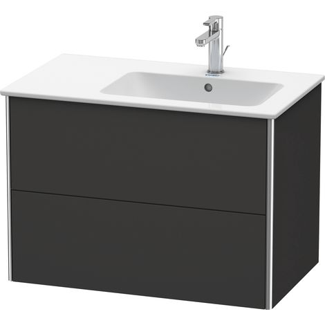Duravit XSquare Waschtischunterbau wandhängend, 2 Schubkästen,