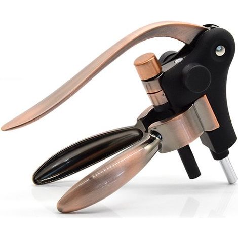 Sacacorchos - Sacacorchos para vino - Sacacorchos con forma de conejo - Sacacorchos plegables para vino - Abrebotellas - Sacacorchos elegantes para vino - Oro rosa (1/5)