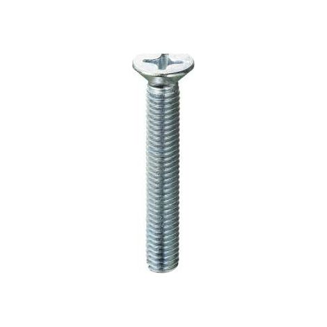 Viti Metallo Zincate Testa Svasata Piana Mm.4X25