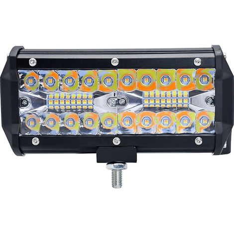 x 7-Zoll-LED-Arbeitsscheinwerfer, kombinierter Nebelscheinwerfer mit Spot- und Flutlichtmodus und 5 Beleuchtungsmodi