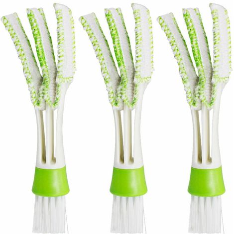 Green Mobility-Mini plumeau pour grille d'aération de voiture, lot de 3 nettoyeurs et brosses pour climatiseur automobile (1/5)