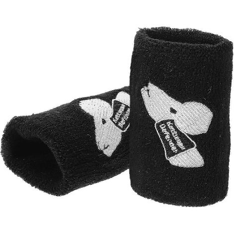 Bracelets pour kettlebell, bracelets de sport avec une paire de sangles noires. (1/5)