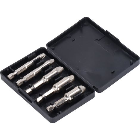5-teiliges Schraubenausdreher-Set für 1/4-Zoll-Sechskantschaft aus HSS (Hochleistungs-Schnellstahl) (1/5)