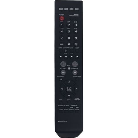 Télécommande Remplacement Pour Système Home Cinéma Samsung YSP4000BL AVR720 HTAS720ST - Noir - ABS - 1 Pièce (1/4)