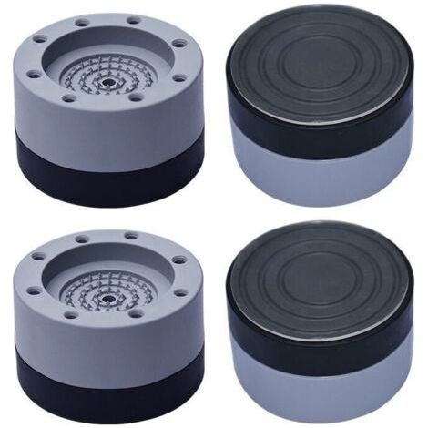 4 Pièces Patins Anti-Vibration pour Machine à Laver, Réduction du Bruit et Empêche le Mouvement (3.5CM) (1/4)