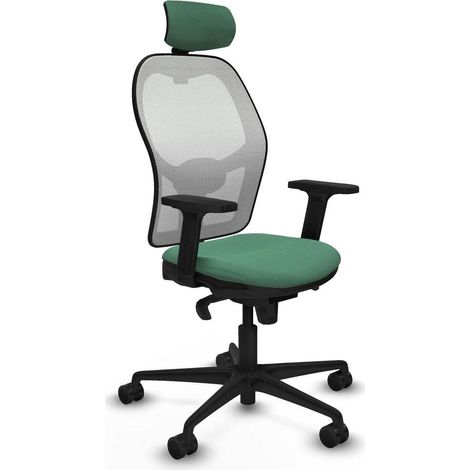 piqueras-y-crespo Jorquera chaise de bureau vert émeraude (1/3)