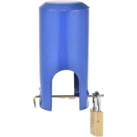 Couvercle de protection antivol - En fer métallique de qualité supérieure - Multifonction - Destiné à extérieur, XU, Jardin, Cuisine blue - KZQ (1/4)