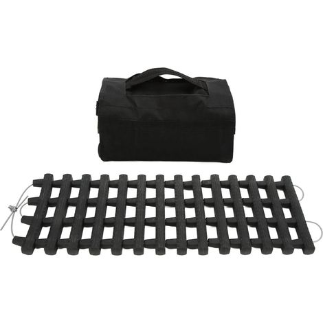 Tapis de Traction pour pneus, Portable, antidérapant, forte adhérence, panneau de récupération des pneus, pour voitures, SUV, monospaces, 80cm/31,5 pouces, longueur 3.3kg