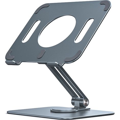 Support Pour Tablette - Rotation 360° - Ajustement Inclinaison - Bureau Professionnel - 1 Pièce (1/5)