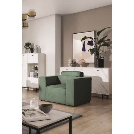Sessel Designersessel WALDO in Stoff Poso Grün (1/5)