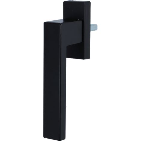 Fensterklinke pulverbeschichtet Black Design Fenstergriff Aluminium Rasterolive