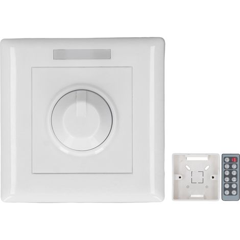 Contrôleur de lumière DC12-24V, bouton de variateur, télécommande, réglage continu de la luminosité, contrôle de gradation Intelligent (1/5)