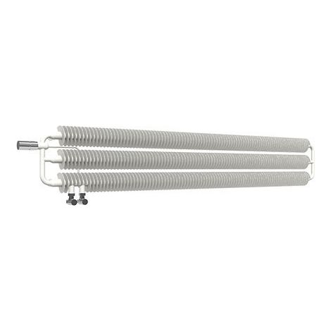 Horizontaler Heizungsbetrieb Handtuchheizkörper - Weiß - Höhe 290mm Breite 1540mm - 1028 Watt - RIB290/1540HWSVPB
