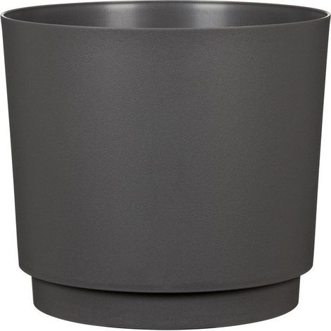 Cache-pot rond - GARDEN ID - Plano - Ø 25 - 7 L - H 22 cm - Anthracite (1/2)