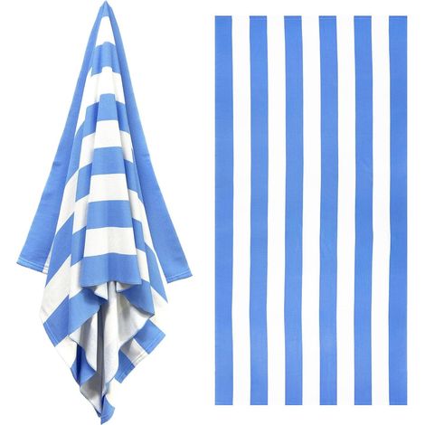 Grande serviette de plage absorbante et anti-sable – Couverture de plage et de piscine (1/5)