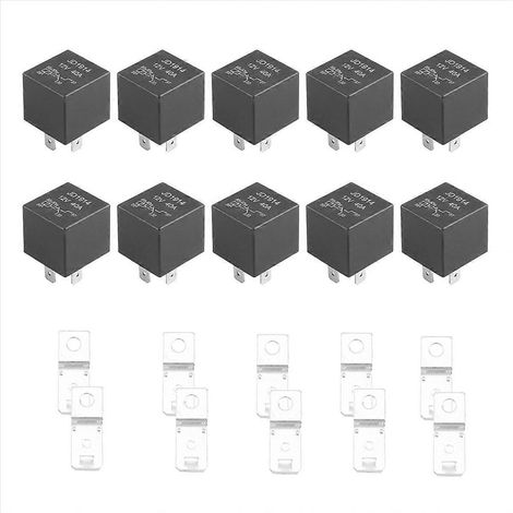 Relais 12 V à 5 broches (SPDT) (30/40 A) pour automobile