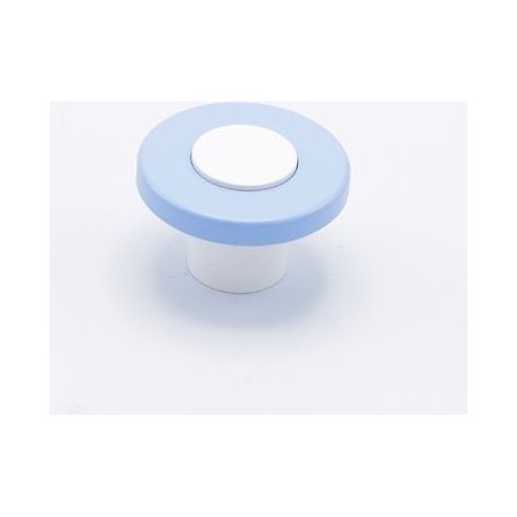 Pomolino Bimbi per camerette Profondità 25 mm BLU Made In Italy