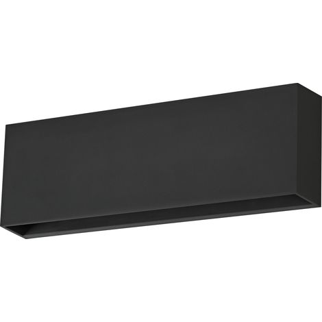 OSRAM Éclairage extérieur ENDURA STYLE IVO WALL, 6,5W, 400lm, applique murale, gris foncé, classe de protection IP65, température de couleur 3000K, ton blanc chaud
