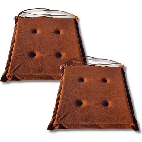 Cojines para silla 40x40x3 cm 1000 - juego de 2 (1/5)
