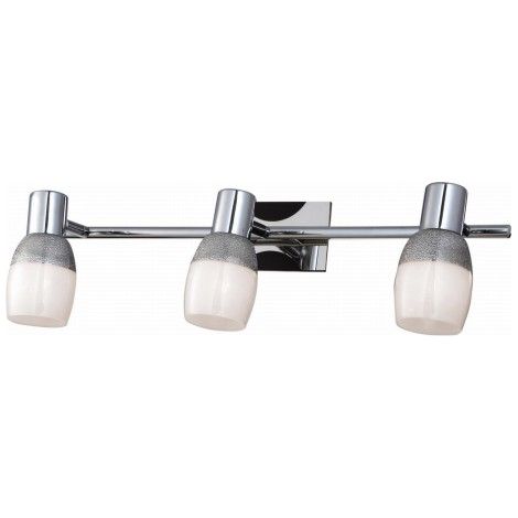 Applique miroir moderne chrome métal 3xE14 Kaja Hosta