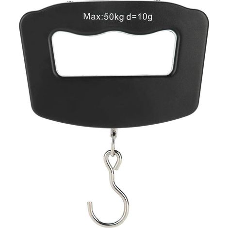 Bilancia digitale per bagagli 50 kg/10 g, bilancia portatile per bagagli da viaggio, bilancia per valigie, bilancia da pesca, bilancia per valigie per viaggi, shopping, uso domestico