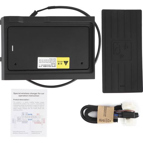 Chargeur sans fil voiture 15W, accessoire charge rapide pour téléphone, compatible X5 X6 G05 G06 à partir de 2020 (1/5)