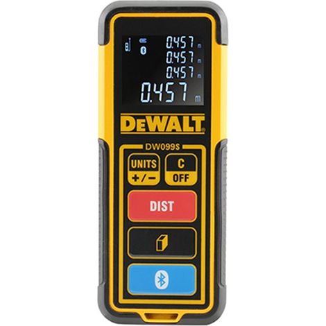 Medidor Láser Bluetooth DeWALT DW099S (30 m)