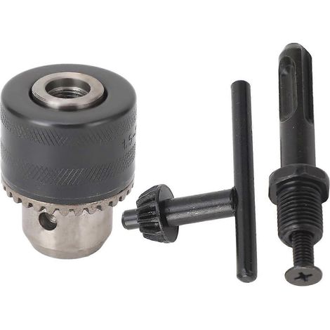 Schlüsselbohrfutter aus C45-Stahl, 1,5–13 mm, 3-Backen-Schlagbohreradapter 1/2–20UNF für Befestigungsbohrungen