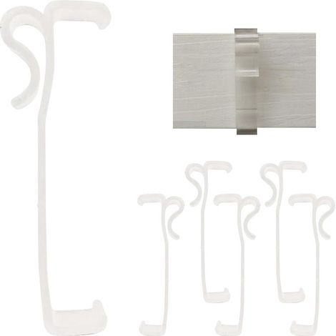 Panneau décoratif de 3,25 pouces, ensemble de 6 accessoires pour rideaux disponible à l'achat immédiat. (1/5)