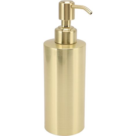 Distributeur de savon en acier inoxydable, grande capacité, avec pompe, pour la décoration de salle de bain.