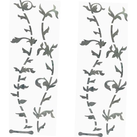 2pièces Guitar Fingerboard Sticker Décalques Incrustation Fretboard Style Arbre De Vie Coquille Blanche Pour Guitares Acoustiques Et Électriques Facile à Appliquer Et (1/5)