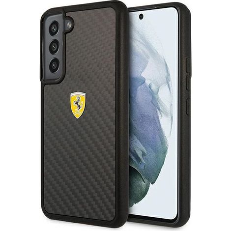 Valise rigide noire Ferrari FEHCS22SFCAK S22 S901 On Track Real Carbon (1/5)