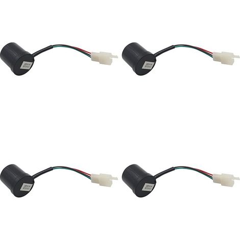 Quatre relais de clignotants à LED 3 broches 48V-60V pour accessoires de clignotants de scooter électrique Citycoco