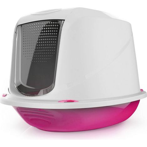 Cuvette de toilette recouverte de plastique avec filtre modèle Galaxy pour chats